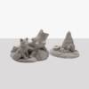 sculpture of animals using Merlin’s Magic Hobby Stone