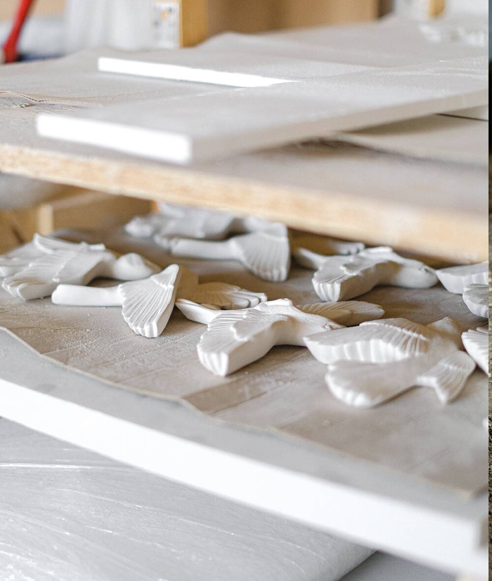 molds of birds with Merlin’s Magic Hobby Stone